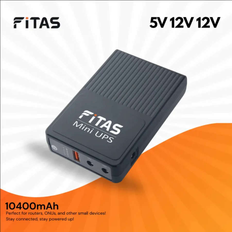 10400 mAh DC Mini UPS for Onu Router and Ip camera